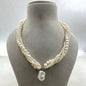 Freshwater Pearl Necklace Set with Earrings | Elegant Pearl Jewelry Set | Classic Bridal & Wedding Jewelry | Gift for Women
