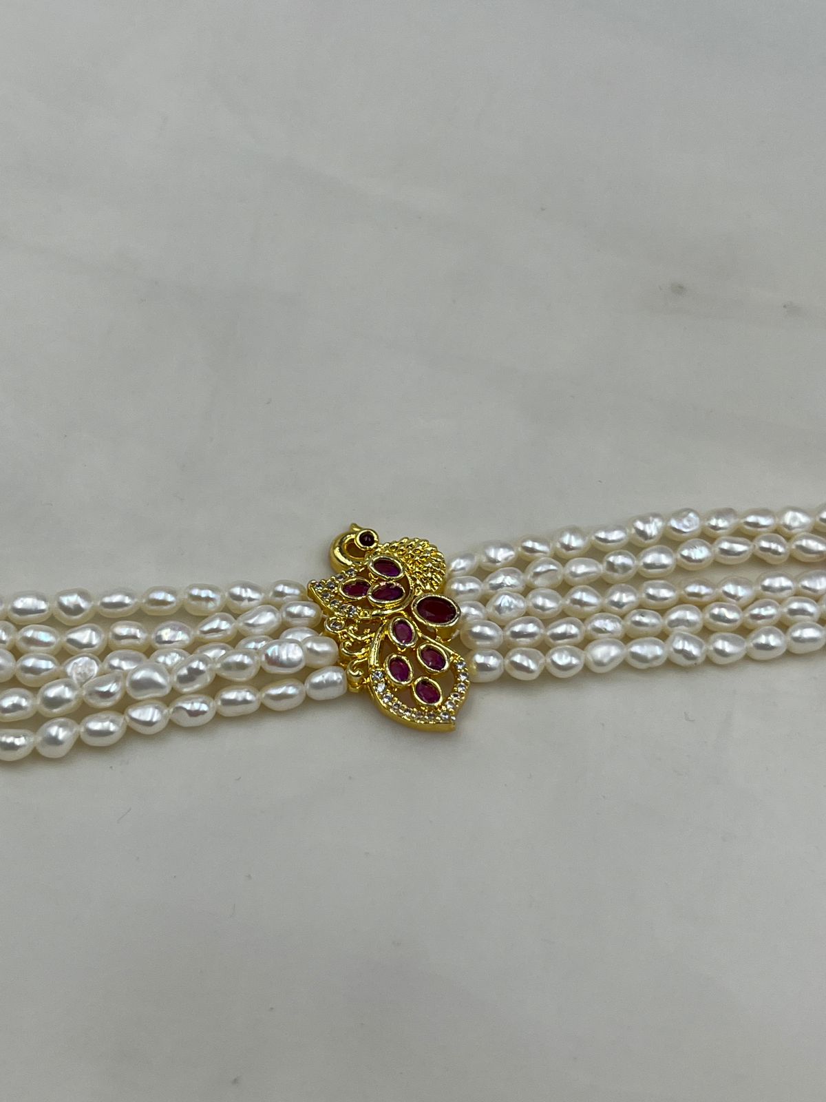 Freshwater Pearl Choker Necklace | Elegant Pearl Collar Necklace | Classic Handmade Jewelry for Women | Bridal & Wedding Jewelry
