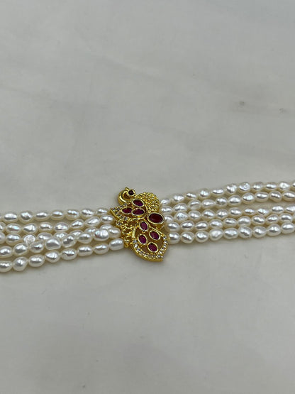 Freshwater Pearl Choker Necklace | Elegant Pearl Collar Necklace | Classic Handmade Jewelry for Women | Bridal & Wedding Jewelry