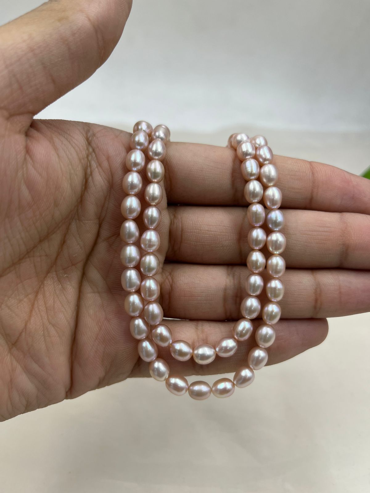 Freshwater Pearl Two-Layer Necklace with Earrings | Elegant Layered Pearl Jewelry Set | Handmade Pearl Necklace | Traditional Bridal & Wedding Jewelry | Gift for Women