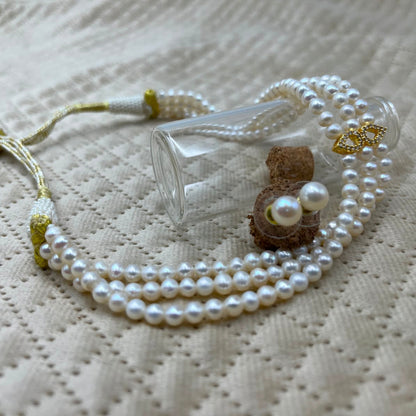 Freshwater Pearl Choker Necklace with Pearl Stud Earrings | Elegant Pearl Jewelry Set