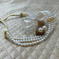 Freshwater Pearl Choker Necklace with Pearl Stud Earrings | Elegant Pearl Jewelry Set