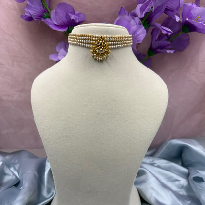 Freshwater Pearl Choker Necklace | Elegant Natural Pearl Choker | Classic Pearl Jewelry for Women | Bridal & Party Wear