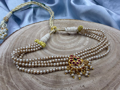 Freshwater Pearl Choker Necklace | Elegant Natural Pearl Choker | Classic Pearl Jewelry for Women | Bridal & Party Wear