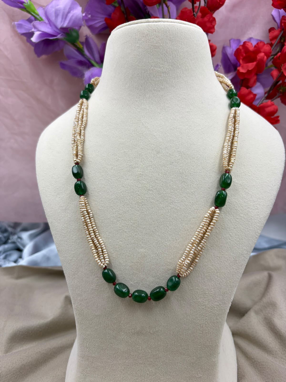 Freshwater Pearl Necklace | Elegant Natural Pearl Jewelry | Classic Timeless Necklace for Women | Bridal & Occasion Wear