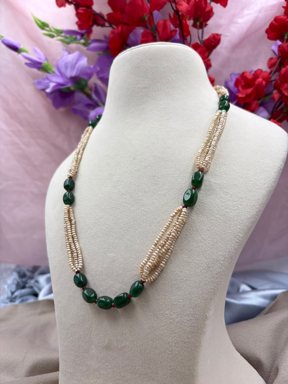 Freshwater Pearl Necklace | Elegant Natural Pearl Jewelry | Classic Timeless Necklace for Women | Bridal & Occasion Wear