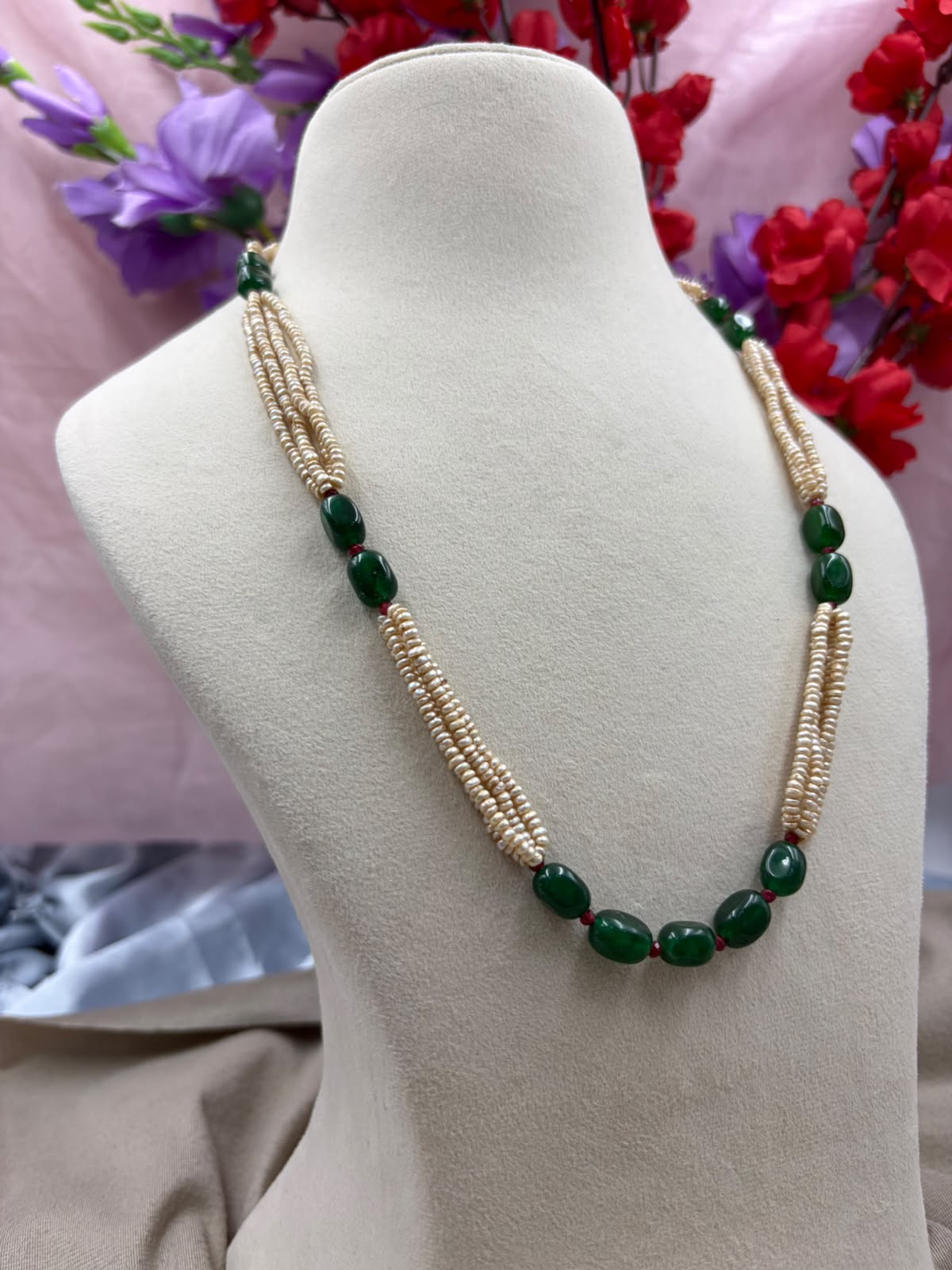 Freshwater Pearl Necklace | Elegant Natural Pearl Jewelry | Classic Timeless Necklace for Women | Bridal & Occasion Wear
