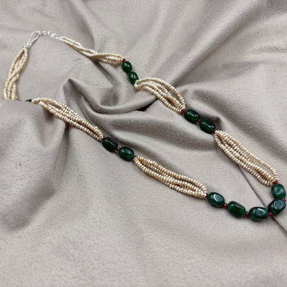 Freshwater Pearl Necklace | Elegant Natural Pearl Jewelry | Classic Timeless Necklace for Women | Bridal & Occasion Wear