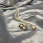 Freshwater Pearl Necklace with Earrings Set | Elegant Pearl Jewelry Combo | Handmade Pearl Necklace & Earring Set | Bridal & Gift Jewelry