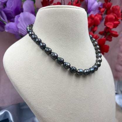 Freshwater Baroque Pearl Necklace | Natural Baroque Pearl Statement Necklace | Handmade Elegant Pearl Jewelry | Bridal & Gift Necklace