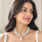 Freshwater Pearl Necklace with Baroque Pearl Pendant | Natural Pearl Statement Necklace | Handmade Elegant Jewelry | Bridal & Gift Necklace